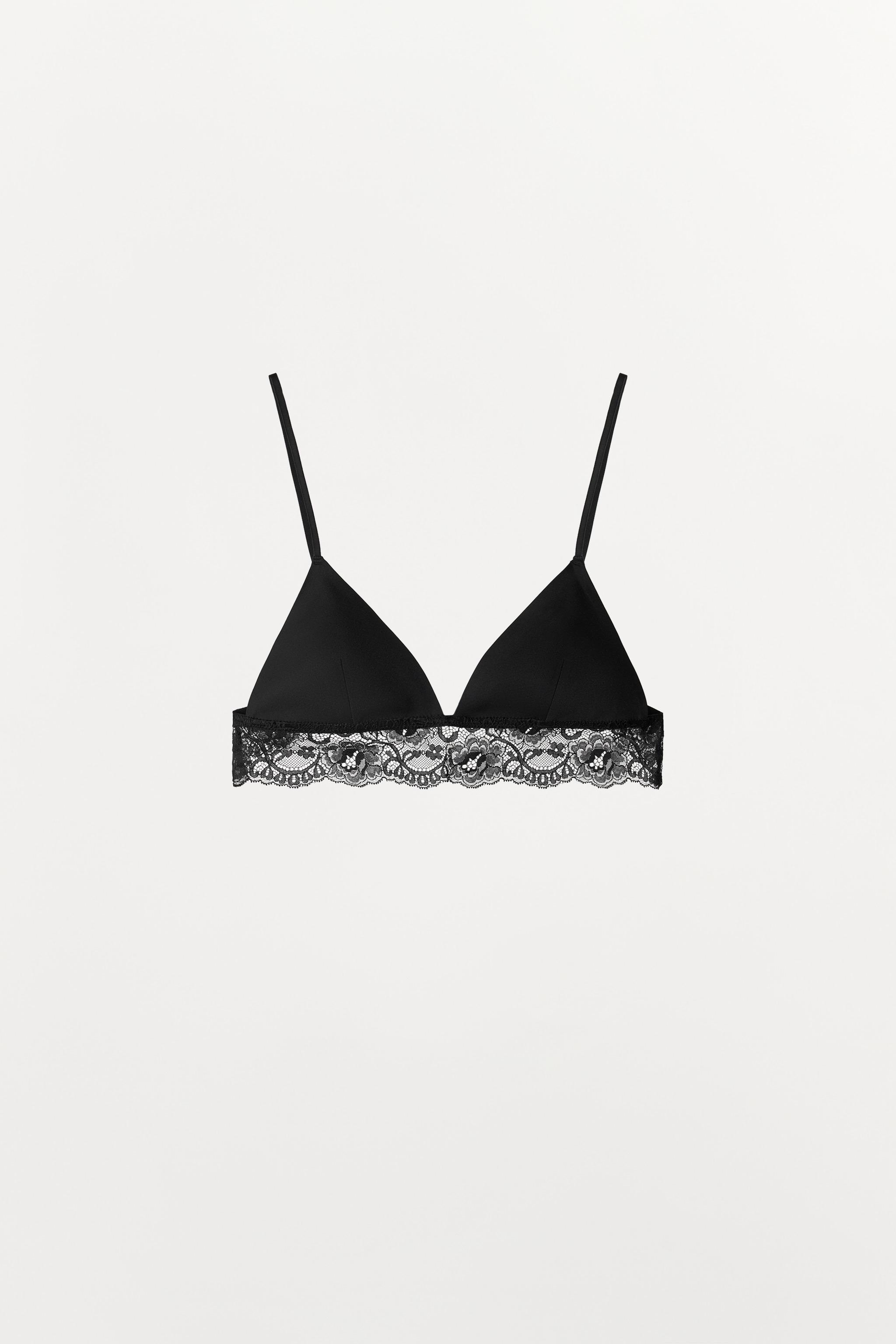 BRALETTE AVEC POLYAMIDE ET DENTELLE